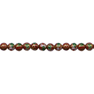 CLOISONNE 04MM RUST RED